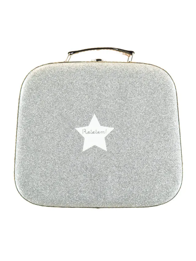 Valise pailletée - Argent