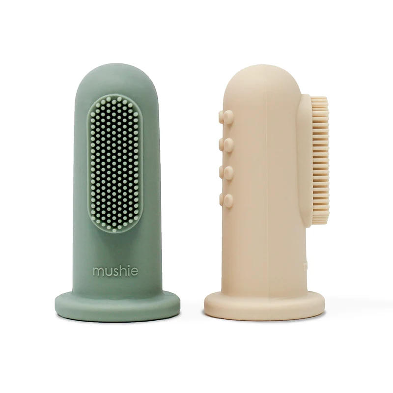 Brosses à dents bébé - Shifting Sand et Cambridge blue