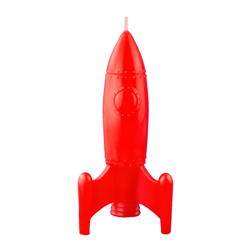 Bougie Rocket red