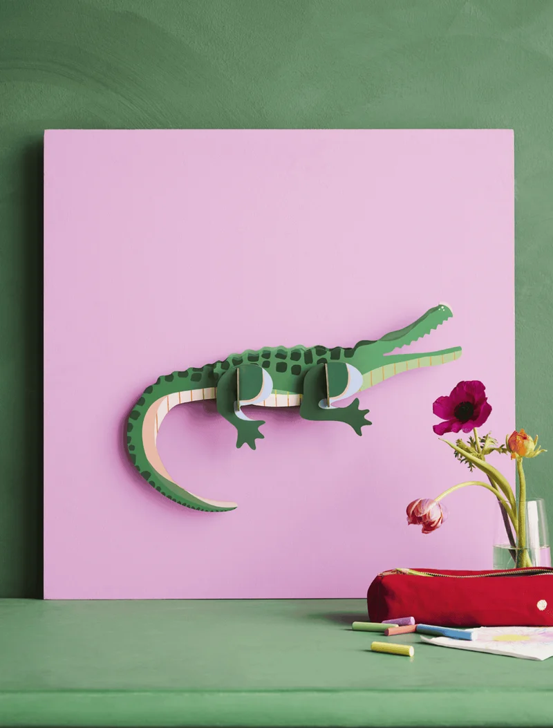 Décoration Murale - Big Wild Animals - Tall Crocodile