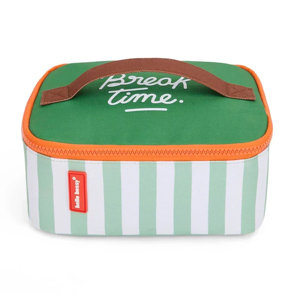 Sac à lunch Green stripes