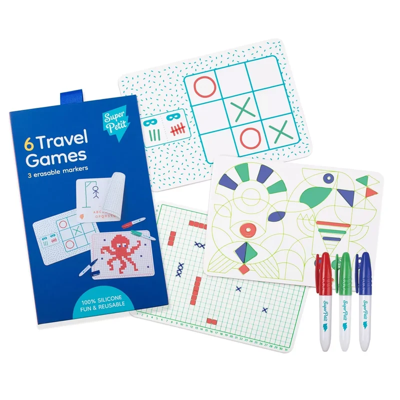 Jeux de Voyage : 6 jeux effaçables