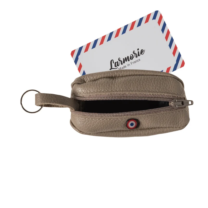 Porte-monnaie en cuir CHARLES Larmorie® 🇫🇷