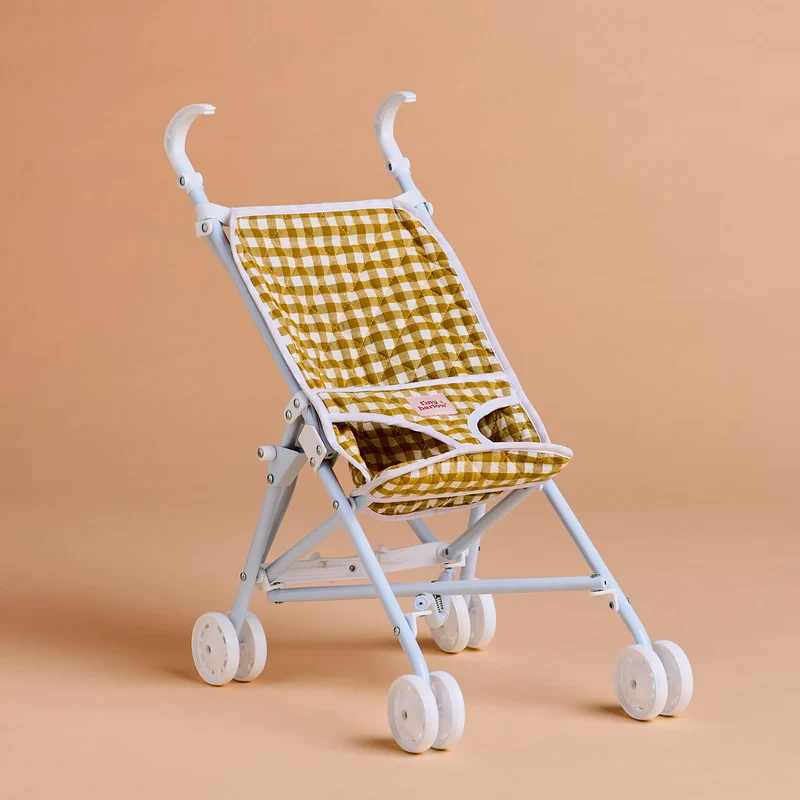 Poussette poupée - Vichy Camel