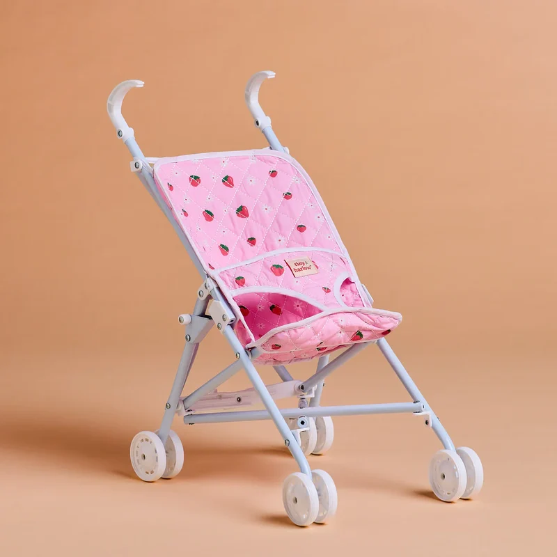 Poussette poupée - Fraise