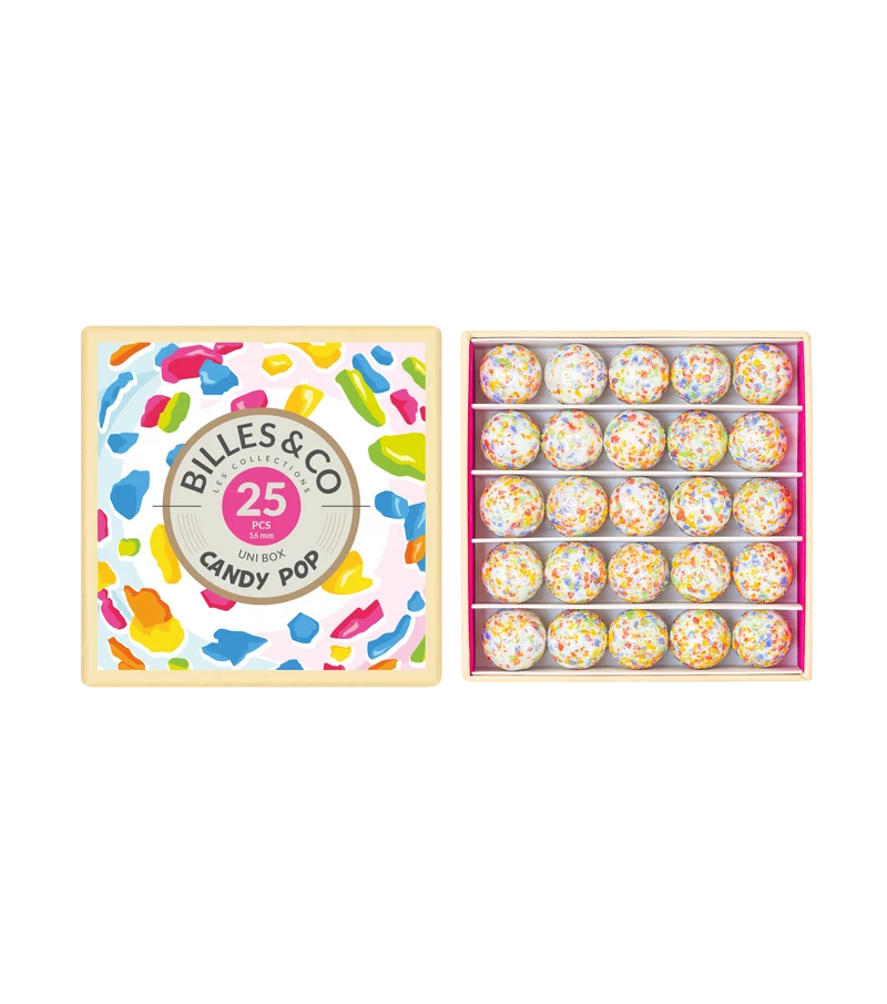 Coffret de 25 billes - Candy Pop