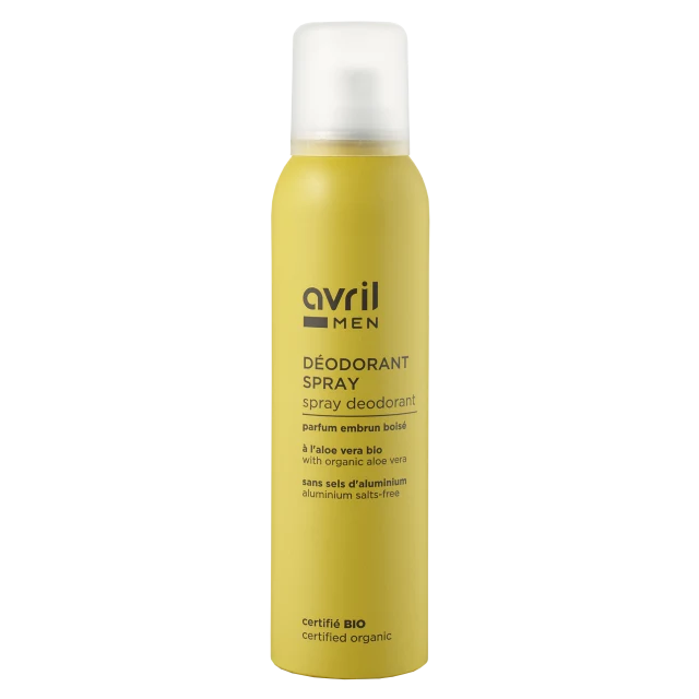 Déodorant spray 150ml homme certifié bio