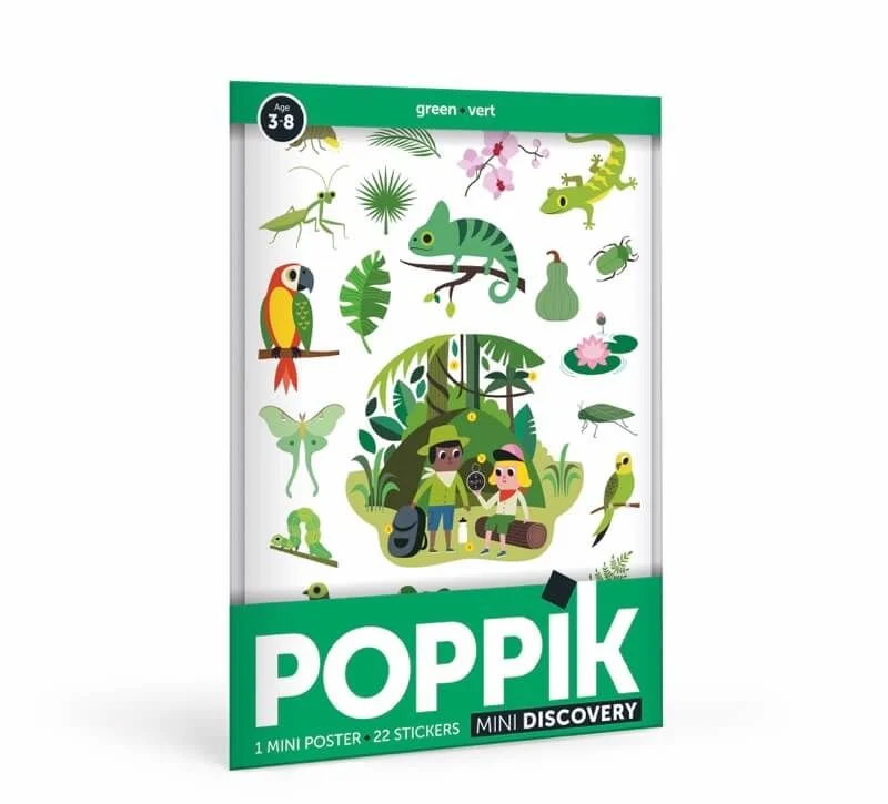 Affichette Stickers - Jungle (3/8 ans)