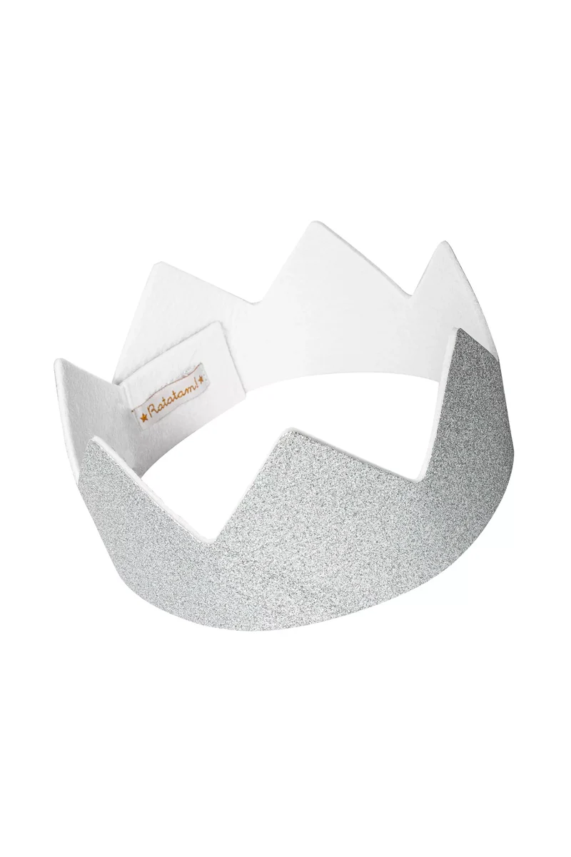 Couronne de Princesse Pailletée - Argent