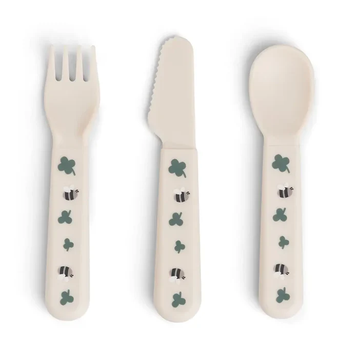 Set de 3 couverts - Foodie Tiny farm - Sable