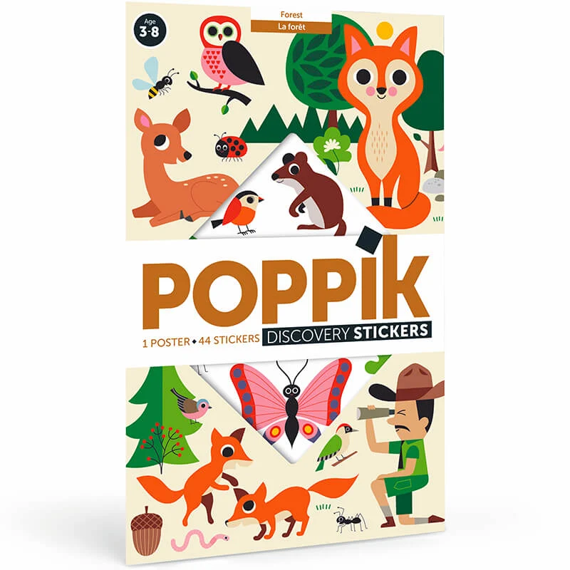 Poster Stickers - La Forêt (3/8 ans)