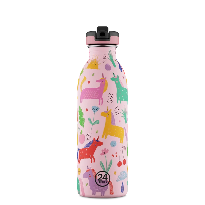Gourde pour Enfants Urban Bottle (avec bouchon de sport) - Magic Friends - 500ml
