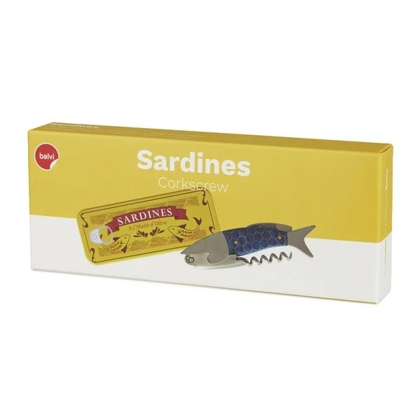 Tire-bouchon en Etain - Sardines