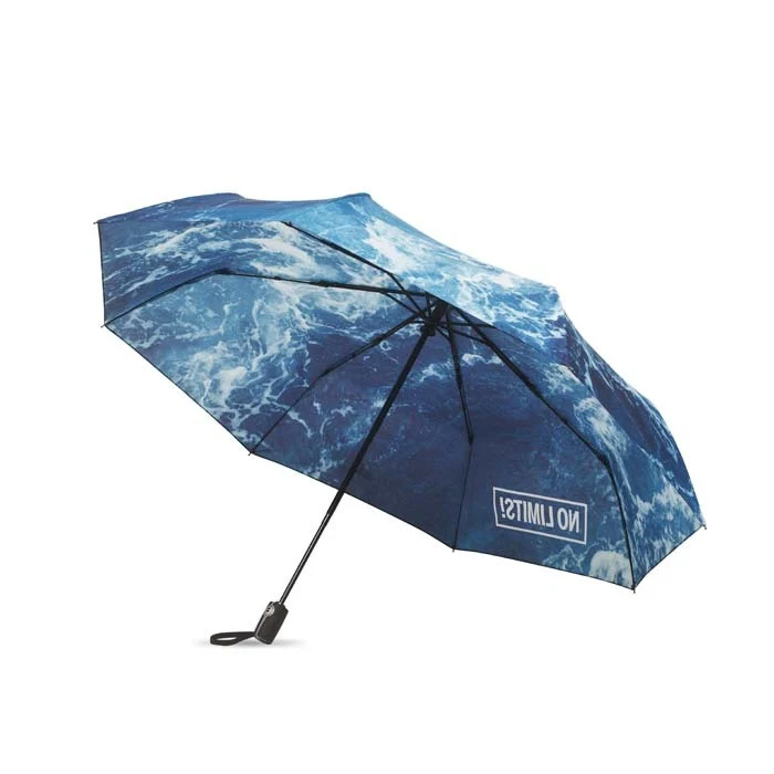 Parapluie pliable en polyester recyclé♻️ personnalisable 🇫🇷