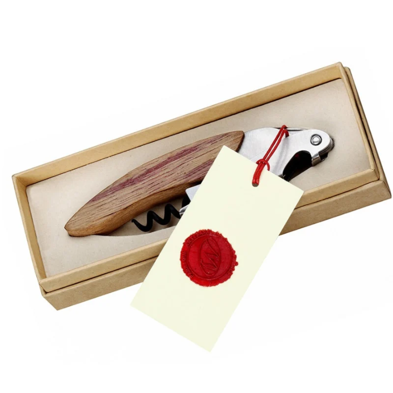 Sommelier "Origine" manche en fût de chêne personnalisable 🇫🇷