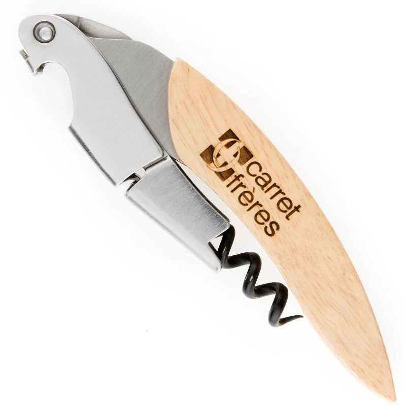 Sommelier L'Iroquois avec manche en bois personnalisable 🇫🇷