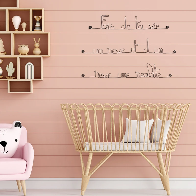 Décoration murale avec citations en métal Bijoux de Mur® 🇫🇷