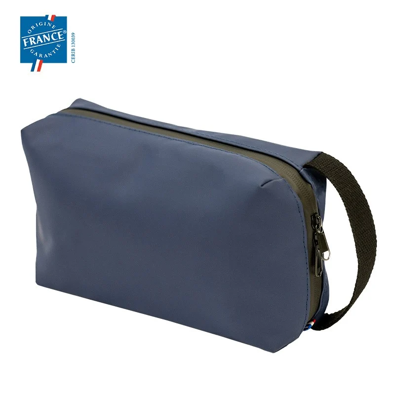 Trousse de toilette en PU recyclé personnalisable 🇫🇷