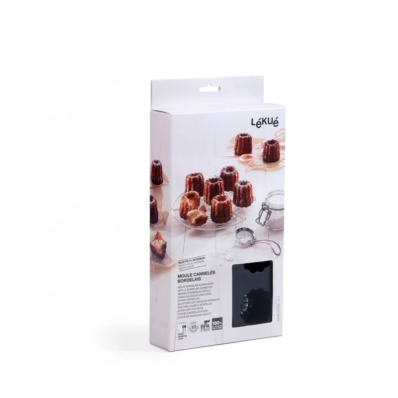 Moule à cannelés en silicone 8 cavités