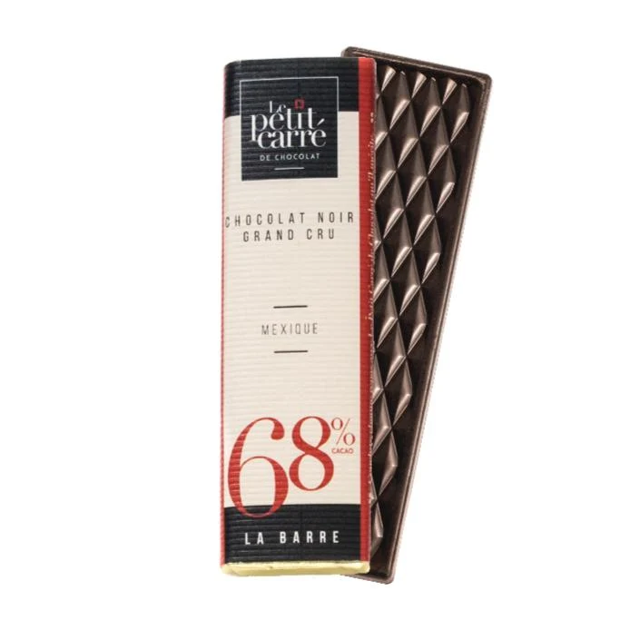 Barre de chocolat 10g Mexique sur carte Le Petit Carré Gourmand® personnalisable 🇫🇷