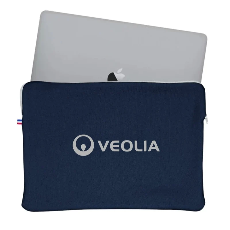 Housse pour ordinateur en coton bio personnalisable 🇫🇷