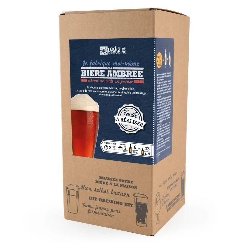 Kit de brassage 4L de bière Radis et Capucine® 🇫🇷