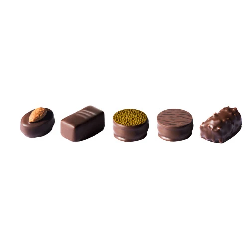 Coffret "Finesse" 5 chocolats Le Petit Carré Gourmand® personnalisable 🇫🇷