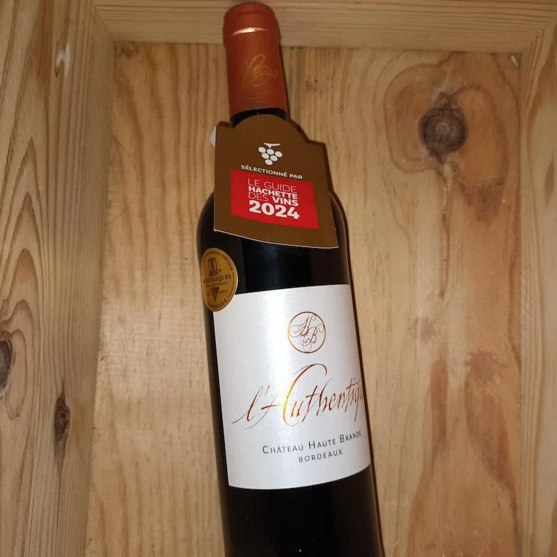 Château Haute Brande – L’Authentique – Bordeaux rouge 2020 - 75 cl 🇫🇷