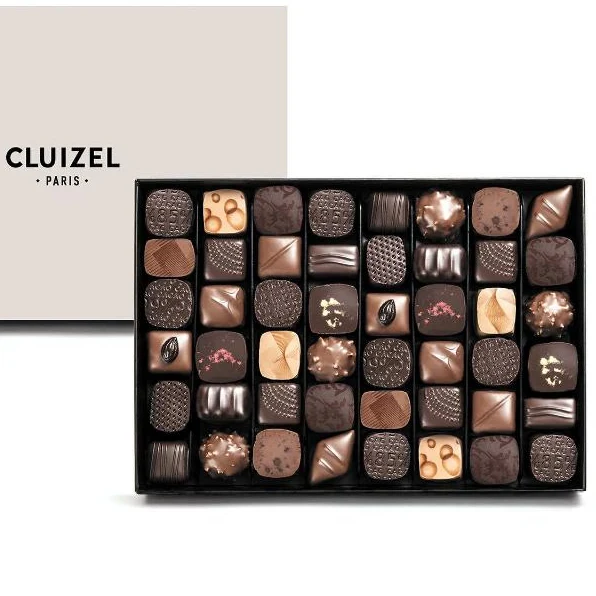 Coffret de 48 chocolats noir & lait CLUIZEL® 525g 🇫🇷
