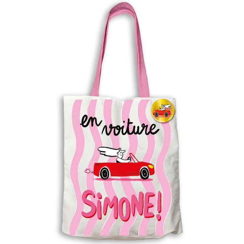 Tote Bag "En Voiture Simone !"