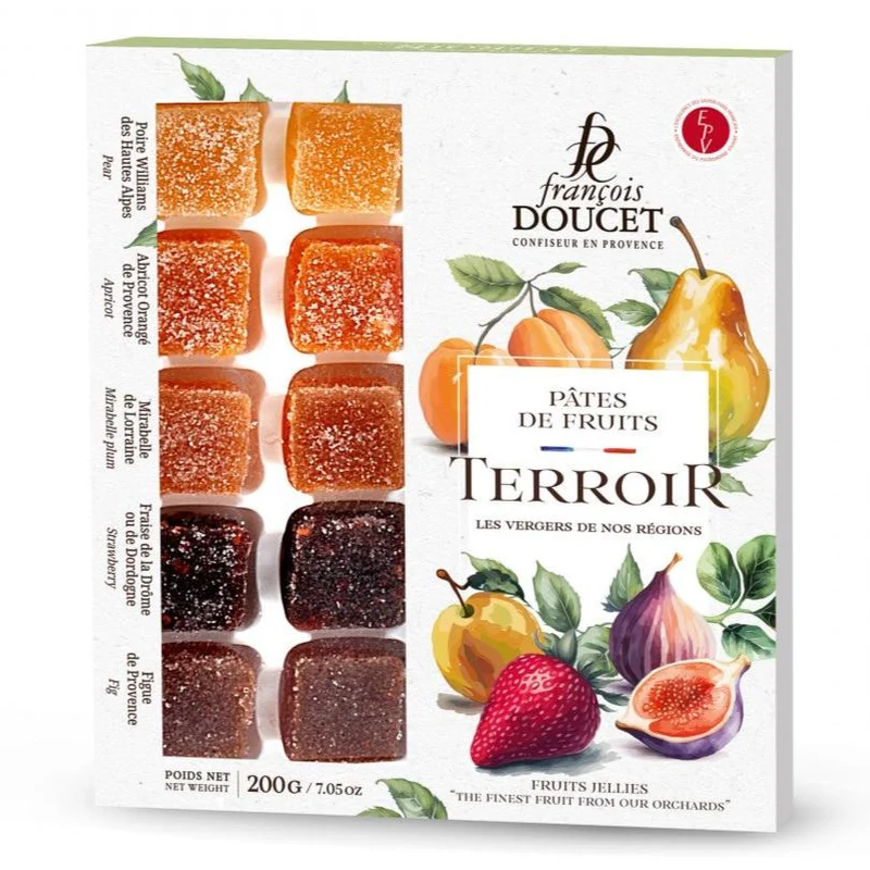 Assortiment de 20 pâtes de fruit Terroirs 200g François Doucet® 🇫🇷