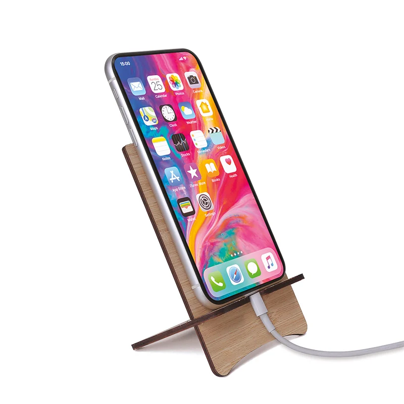 Support à smartphone en bois personnalisé 🇫🇷