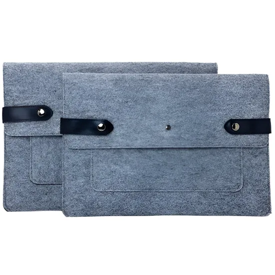Pochette d'ordinateur en feutrine upcyclée♻️ 🇫🇷