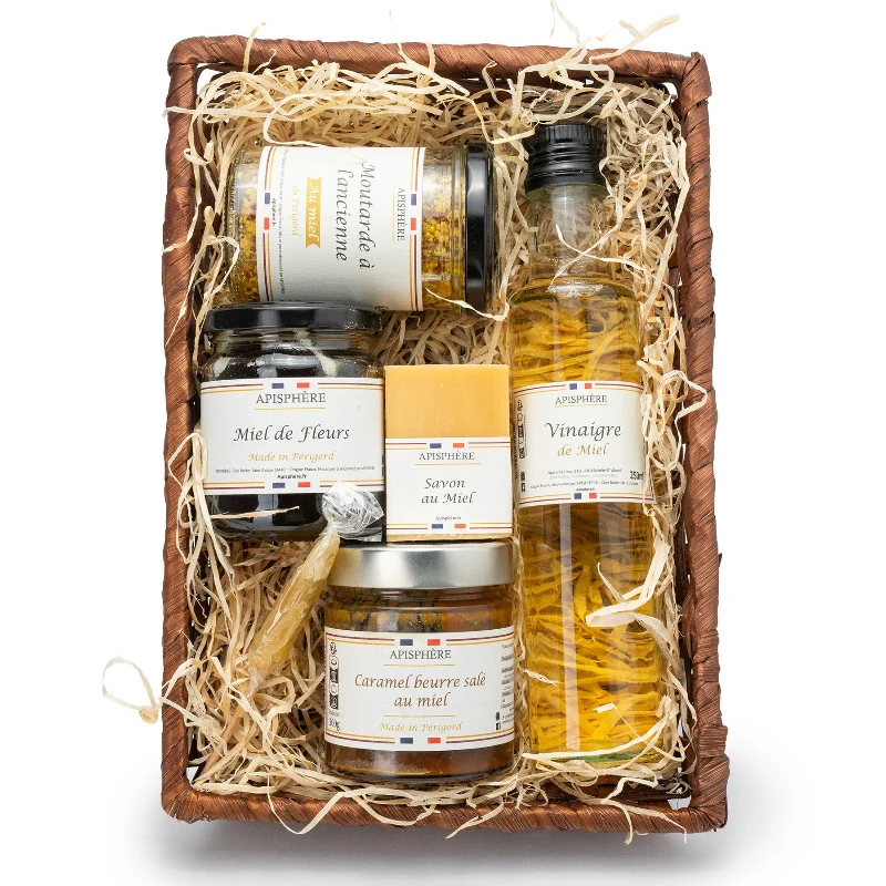 Coffret de produits de la ruche "Le Gourmand" Apisphère® 🇫🇷