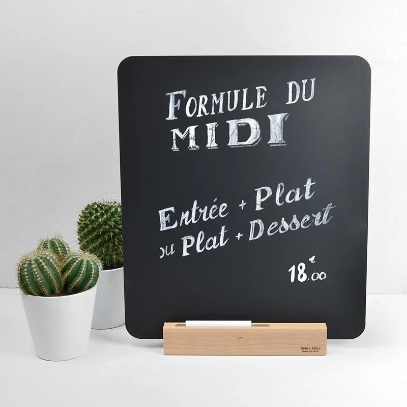 Tableau ardoise pour notes de table 🇫🇷