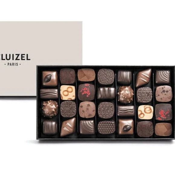 Coffret de 28 chocolats noir & lait CLUIZEL® 305g 🇫🇷
