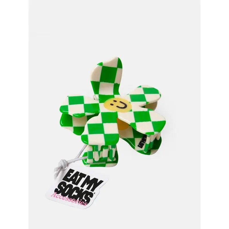 Pince à cheveux - Pâquerette Verte