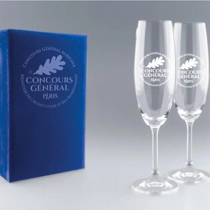 Coffret 2 flûtes à champagne personnalisé 🇫🇷