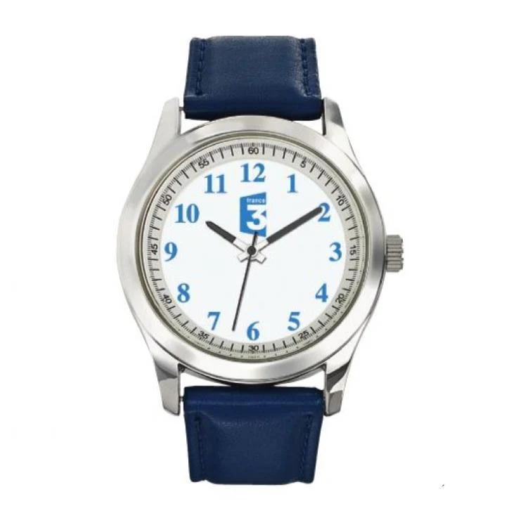 Montre publicitaire en métal personnalisée 🇫🇷