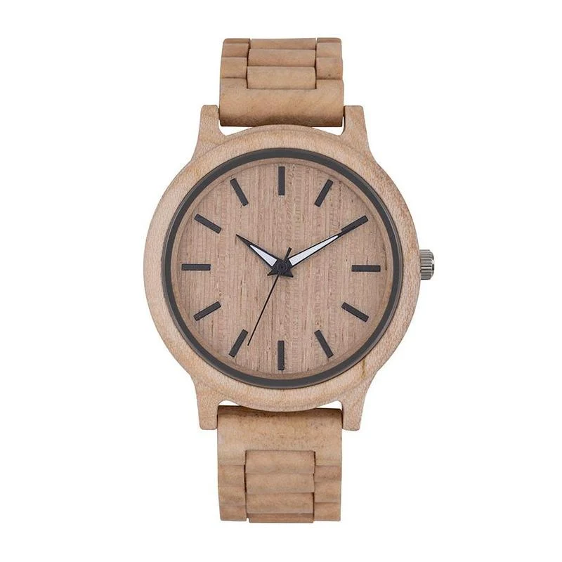 Montre publicitaire Chailluz en bois personnalisée 🇫🇷