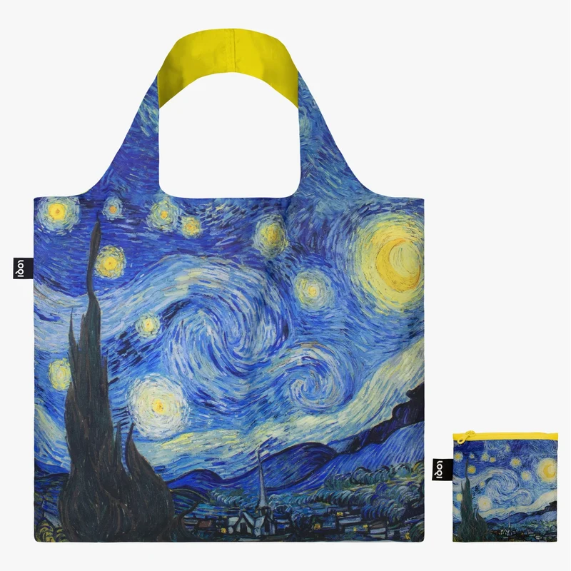 Tote Bag Recyclé - Nuit étoilée - Vincent Van Gogh