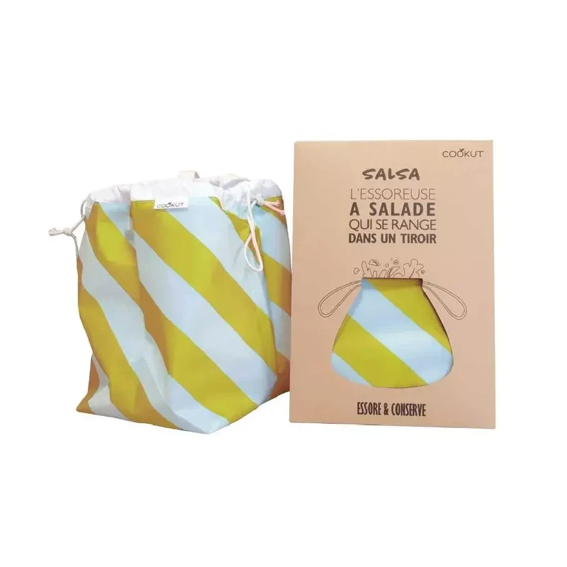 Essoreuse à Salade Compacte Salsa Jaune