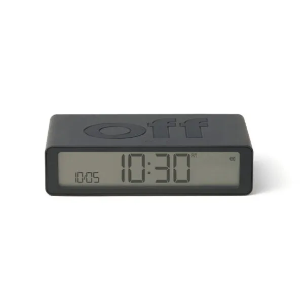 Réveil Lexon Flip Classic - Usbc Gris Foncé