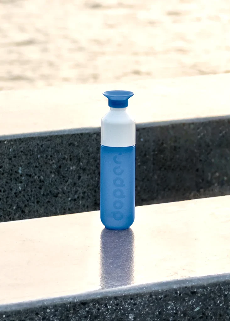 Gourde Originale avec Tasse - Pacific Blue - 450ml