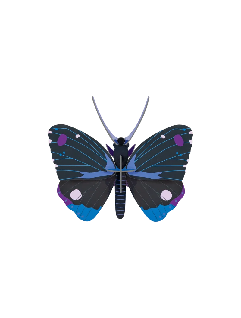 Décoration Murale - Small Insects - Blue Diadem Butterfly