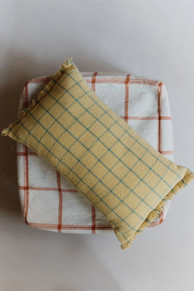 Coussin Geo Block Honey
