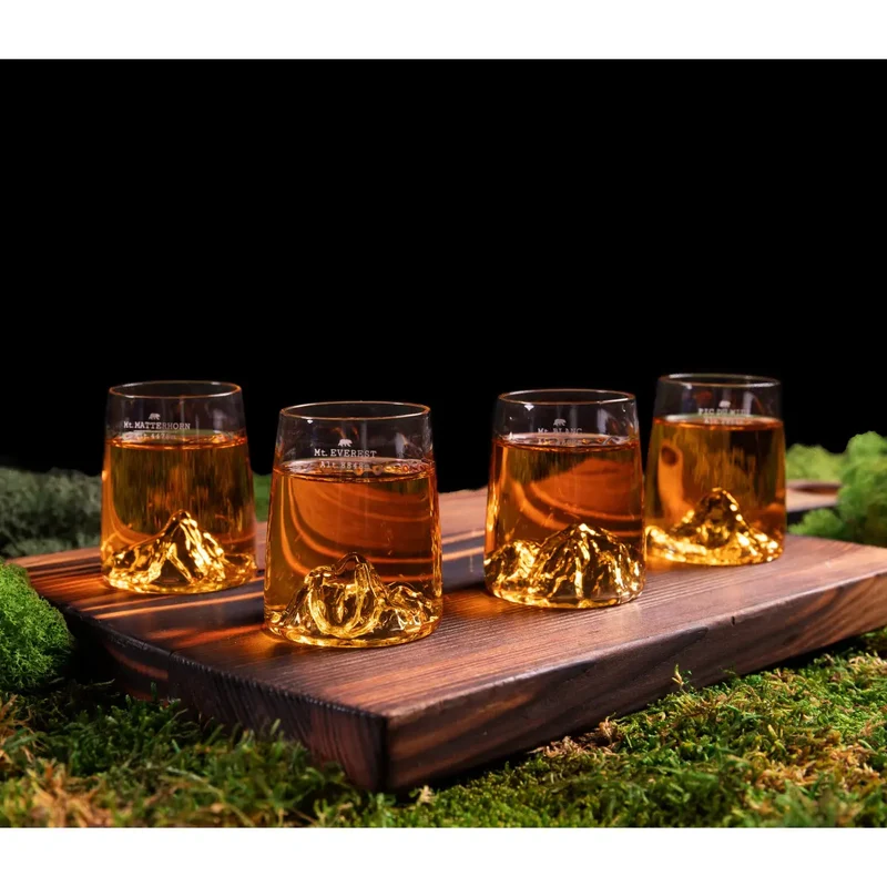 Coffret de 4 Verres Shooters Topographic