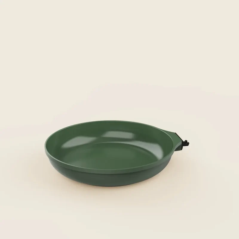 Poêle Anti-adhérente - poignée amovible (non incluse) - Fougère 28cm - Cookut