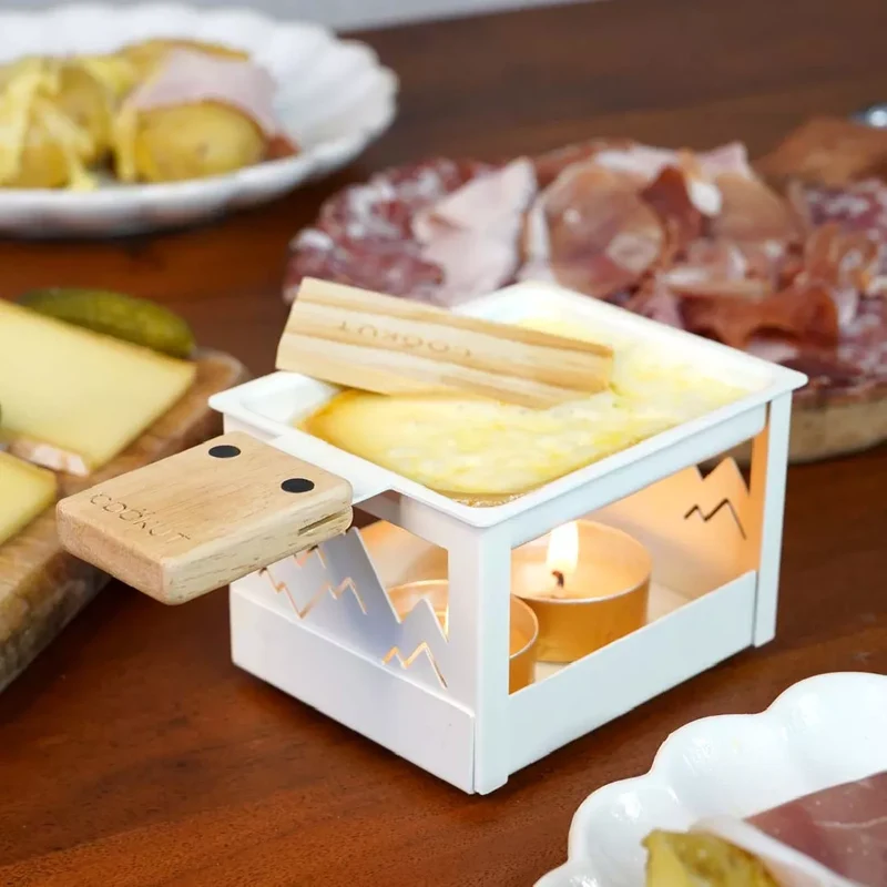 Raclette à la Bougie Yeti Blanc