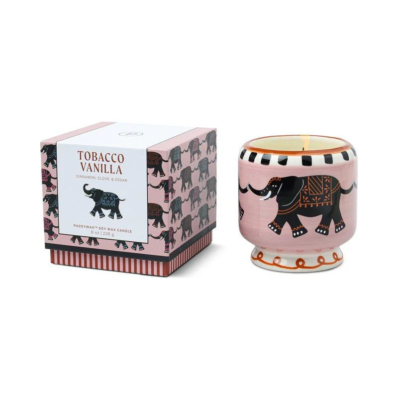 Bougie Parfumée A Dopo Elephant - Tabac vanille - 226gr